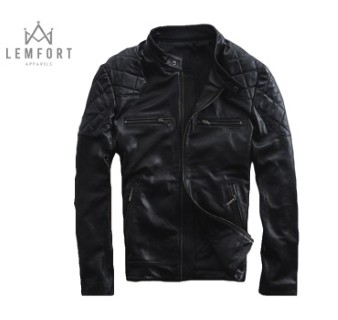 mens-david-beckham-slim-fit-black-genuine-leather-biker-jacket