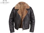 Men's Genuine Sheepskin Leather Bomber RAF Flying Sherling Jacket