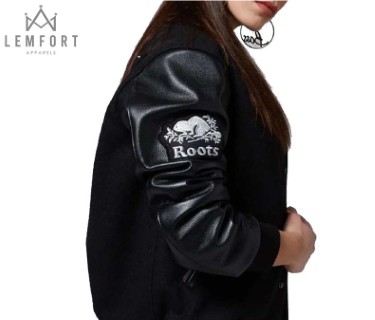 LL Cool J Rock The Bells Letterman Jacket with Real Cowhide Leather Sleeves - Image 3