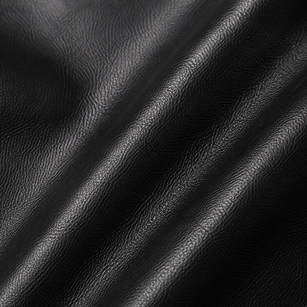 Men Marlon Leather Motorcycle Jacket With White Stripes - Image 4