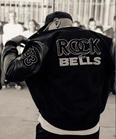 LL Cool J Rock The Bells Letterman Jacket with Real Cowhide Leather Sleeves - Image 10