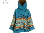 Yellowstone Season 3 Wool Blend Beth Dutton Blue Hooded Kelly Reilly Poncho Coat