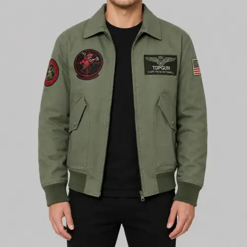 Tom Cruise Top Gun Maverick Flight Bomber Jet Pilot Jacket