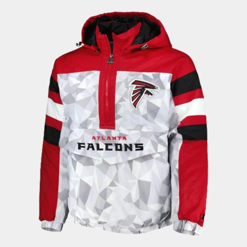 Men’s Starter Atlanta Falcons Gridiron Raglan Hooded Jacket
