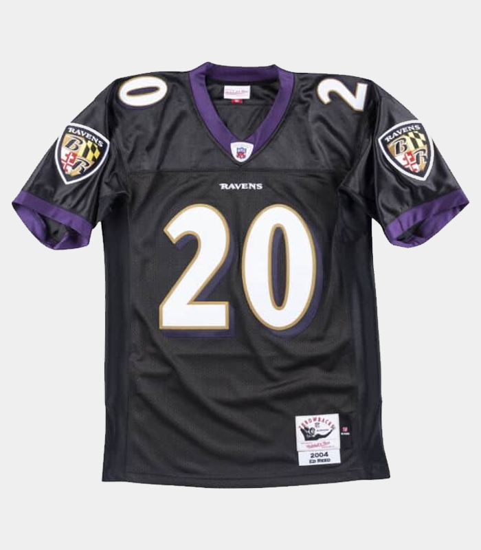 Men’s Ed Reed Black Baltimore Ravens Retired Player Alternate Game Jersey - Image 2