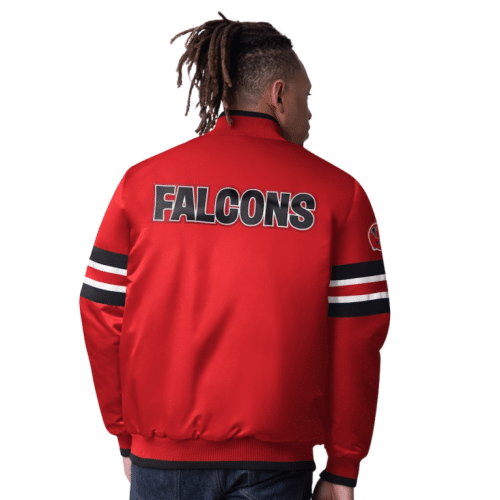 Men’s Atlanta Falcons Vintage Full-Snap Varsity Jacket