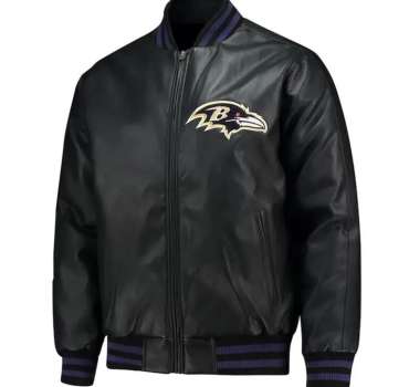 nfl-baltimore-ravens-mens-black-leather-jacket