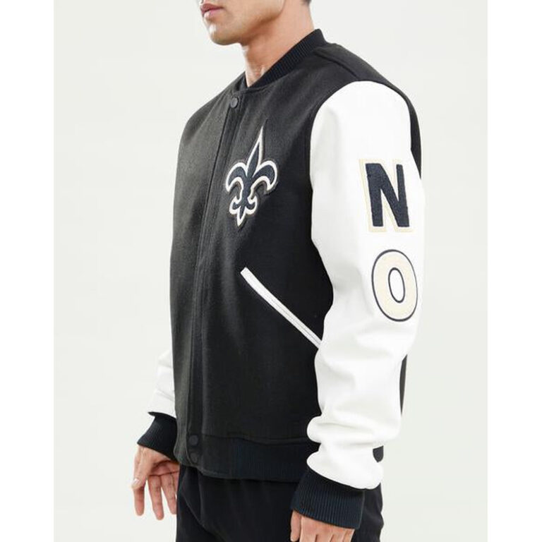 New Orleans Saints Classic Men’s Varsity Jacket - Image 5