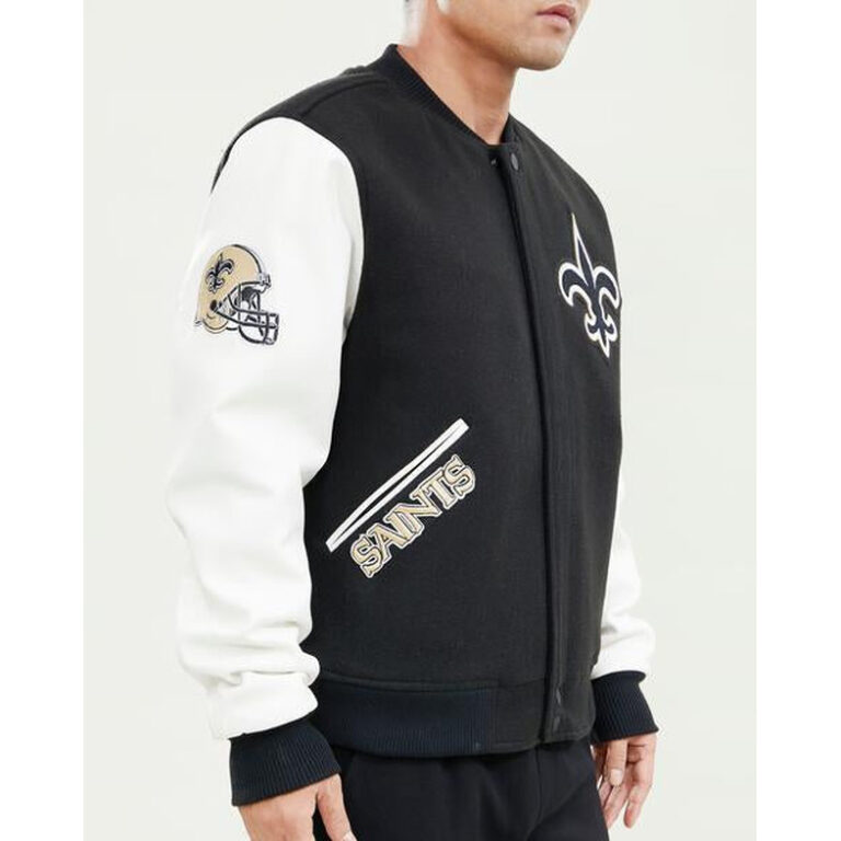 New Orleans Saints Classic Men’s Varsity Jacket - Image 6