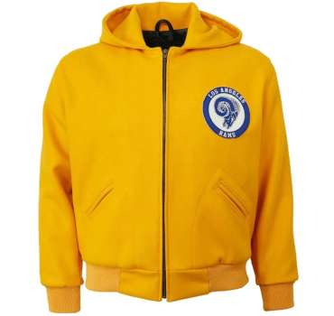 los-angeles-rams-1950-yellow-wool-hooded-jacket