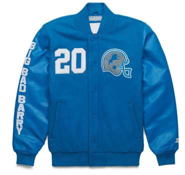 barry-sanders-detroit-lions-blue-varsity-jacket