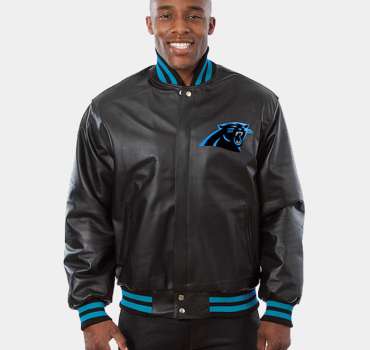 mens-carolina-panthers-black-leather-jacket