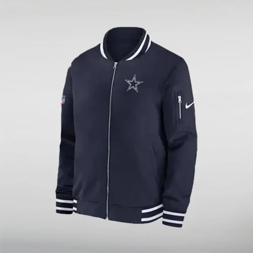 Men’s Dallas Cowboys Sideline Coach Full-Snap Jacket