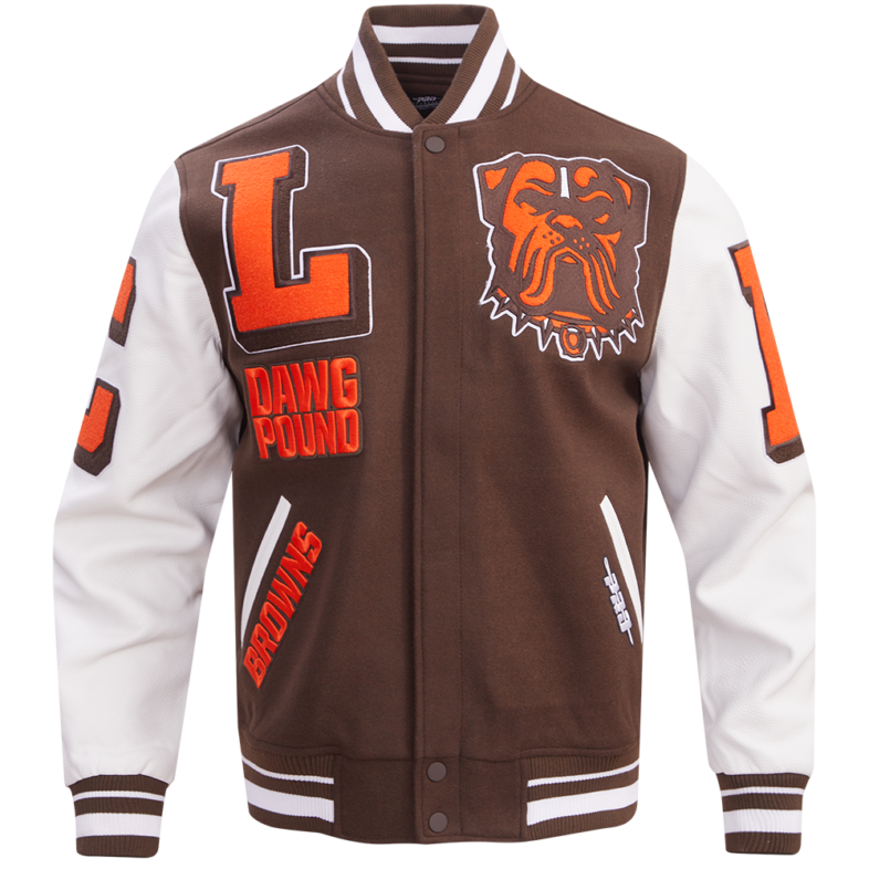 NFL Cleveland Browns Mash Up Varsity Jacket