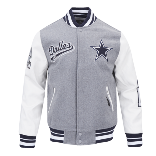 Dallas Cowboys Men’s Ribbed Wool Varsity Jacket