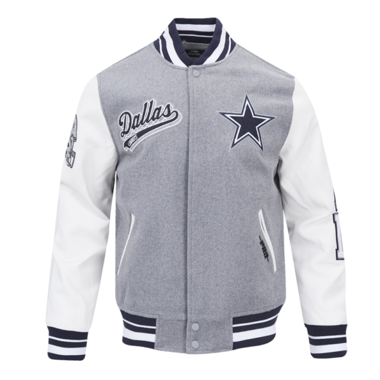 Dallas Cowboys Men’s Ribbed Wool Varsity Jacket