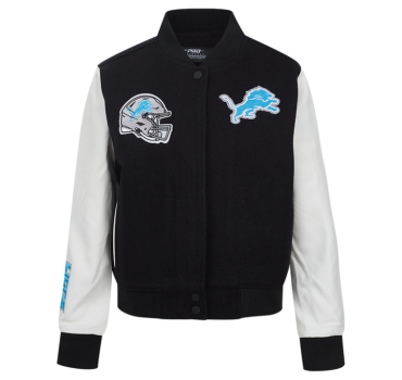 nfl-detroit-lions-womens-black-varsity-jacket