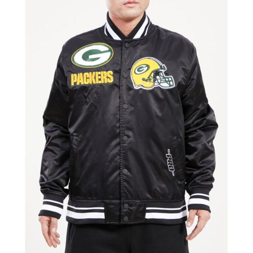 Men’s Green Bay Packers Mashup Men’s Satin Jacket