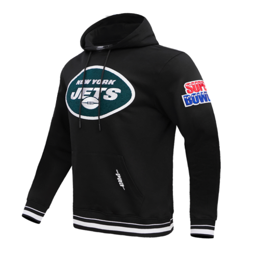 Men’s New York Jets Mashup Black Pullover Hoodie