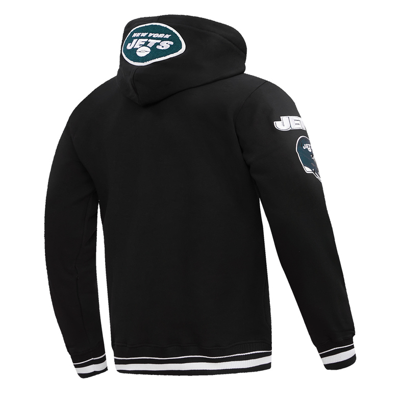 Men’s New York Jets Mashup Black Pullover Hoodie - Image 4