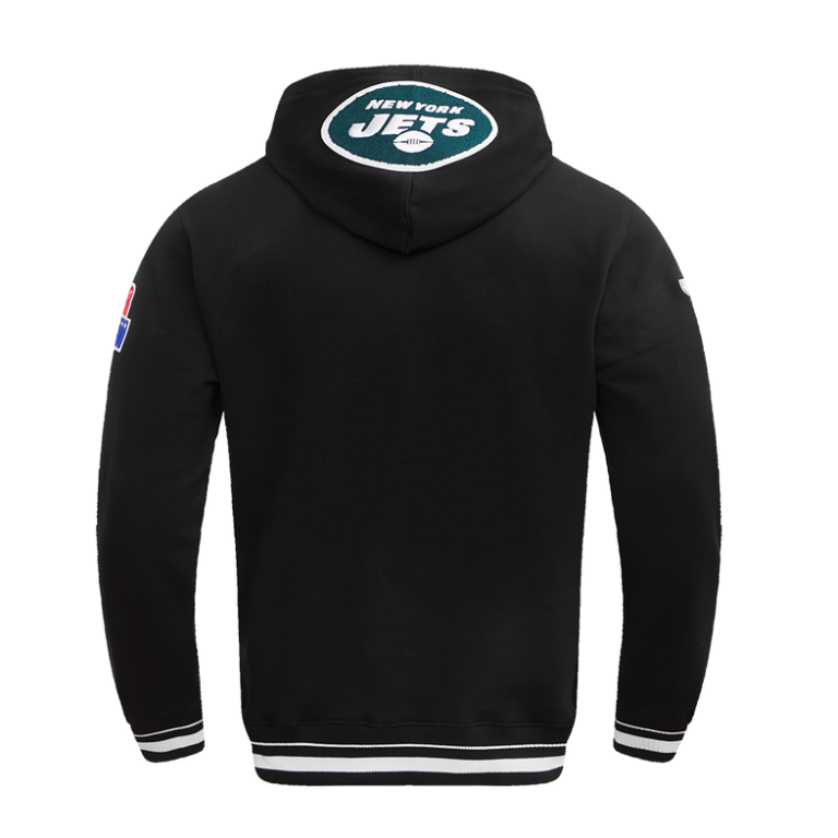 Men’s New York Jets Mashup Black Pullover Hoodie - Image 5