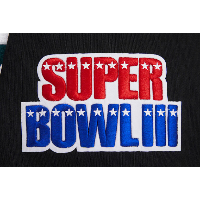 Men’s New York Jets Mashup Black Pullover Hoodie - Image 8