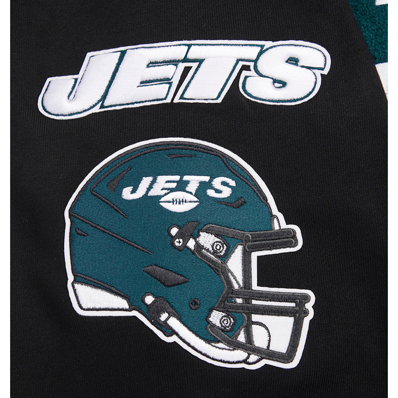 Men’s New York Jets Mashup Black Pullover Hoodie - Image 7