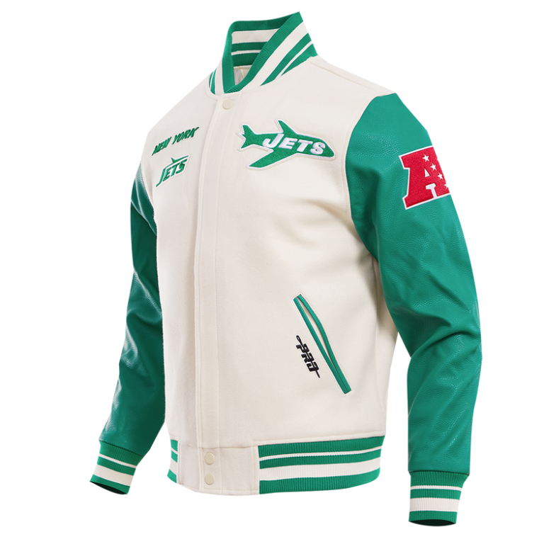 NFL Men’s New York Jets Retro Varsity Jacket - Image 7