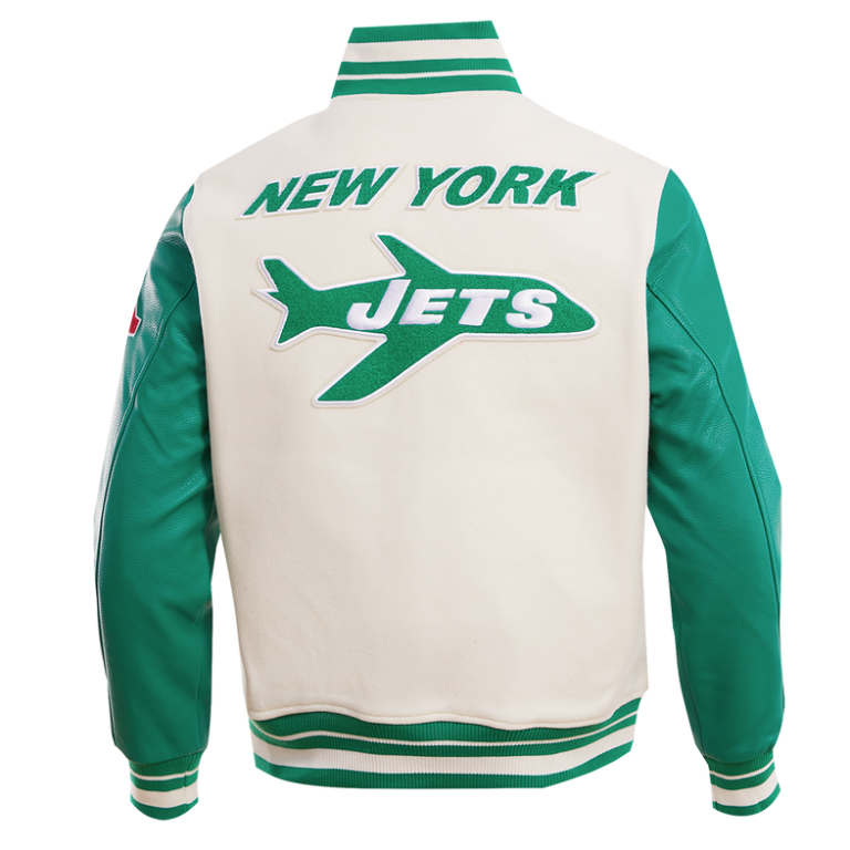 NFL Men’s New York Jets Retro Varsity Jacket - Image 4