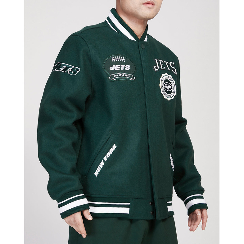 Men’s New York Jets Crest Emblem Jacket - Image 2