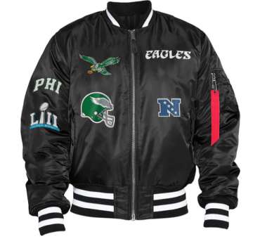 mens-kevin-hart-philadelphia-eagles-bomber-jacket