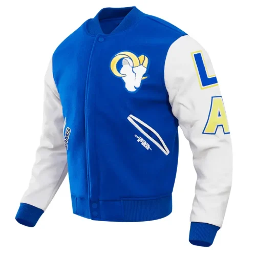 Los Angeles Rams Classic Wool Blue Letterman Jacket