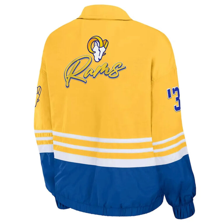 Los Angeles Rams Throwback Windbreaker Jacket - Image 4