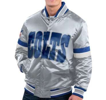 mens-indianapolis-colts-gridiron-grey-satin-jacket