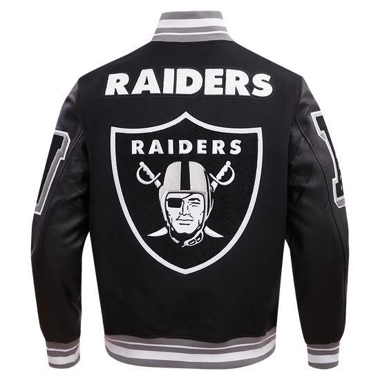 Las Vegas Raiders Mashup Varsity Jacket - Image 4