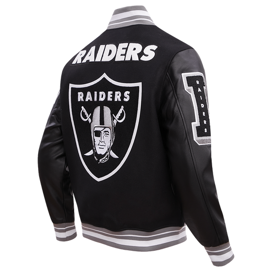 Las Vegas Raiders Mashup Varsity Jacket - Image 3