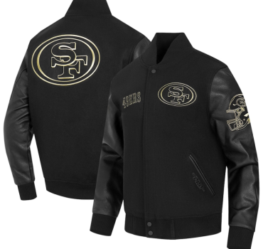 mens-san-francisco-49ers-gold-black-full-zip-varsity-jacket