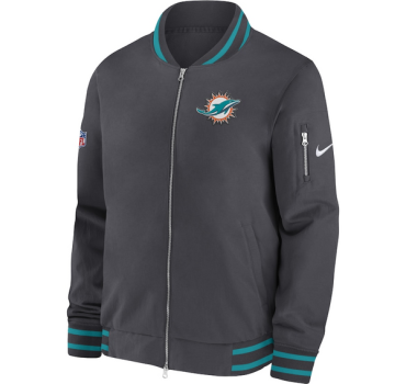 miami-dolphins-anthracite-coach-full-zip-bomber-jacket