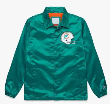 nfl-miami-dolphins-coach-aqua-satin-jacket