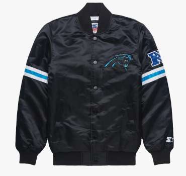nfl-carolina-panthers-black-satin-varsity-jacket