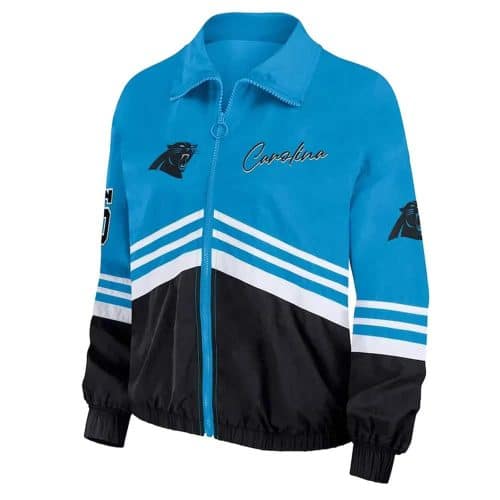 NFL Carolina Panthers Men’s Throwback Windbreaker Jacket