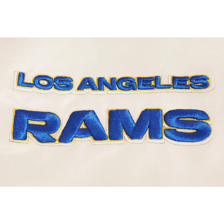 NFL Los Angeles Rams Retro Classic Men’s Satin Jacket - Image 4