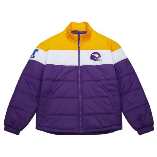 NFL Minnesota Vikings Purple Puffer Jacket