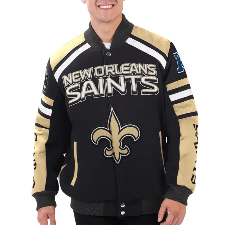 NFL New Orleans Saints Men’s Racing Jacket