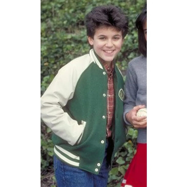 Men’s New York Jets Green and White Varsity Jacket - Image 4