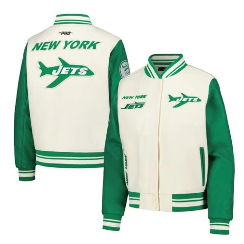 Women’s New York Jets Retro Classic Varsity Jacket