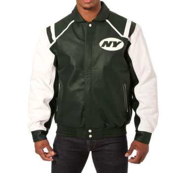 mens-new-york-jets-green-and-white-leather-varsity-jacket