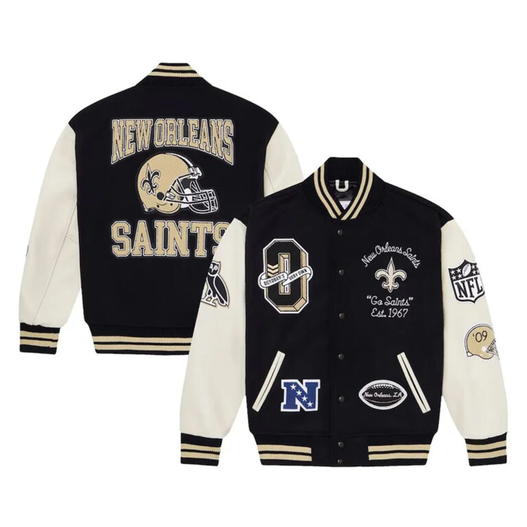 OVO NFL New Orleans Saints Men’s Varsity Jacket