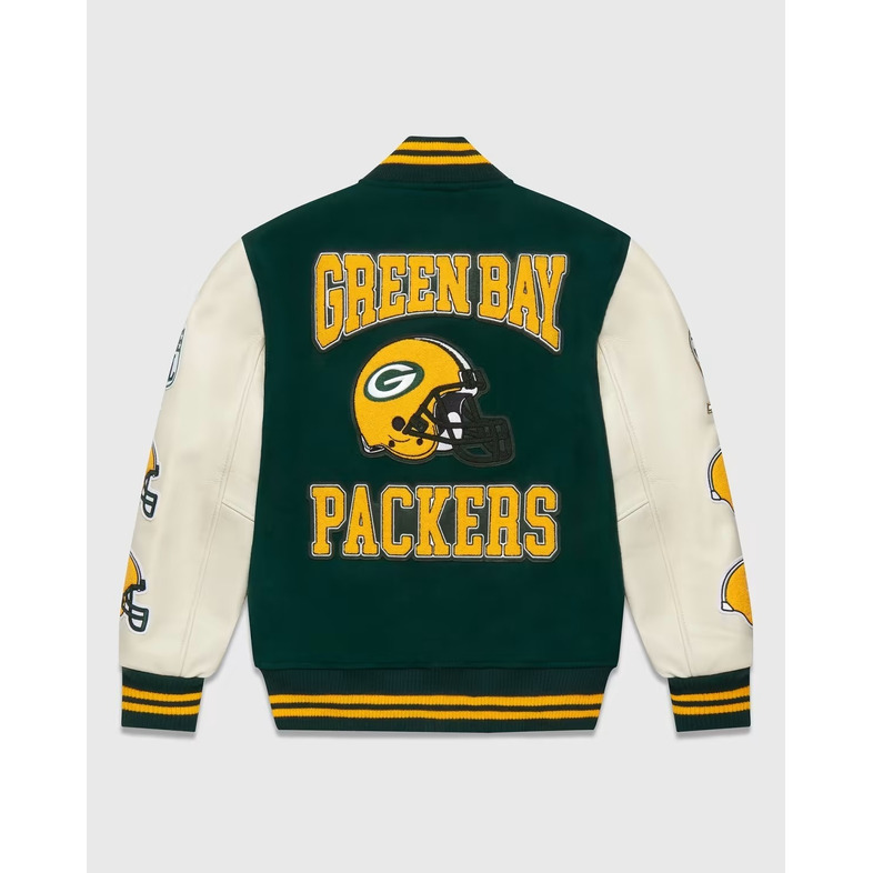 NFL Green Bay Packers OVO Varsity Jacket - Image 6