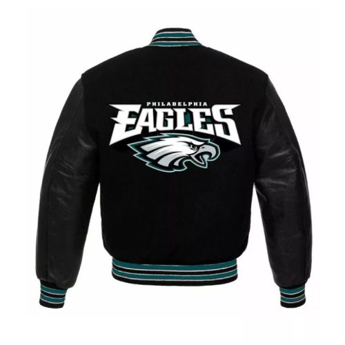 Men’s Philadelphia Eagles Wool Letterman Jacket